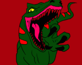 Dibujo Velociraptor II pintado por lalalg