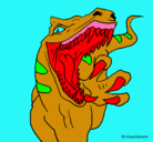 Dibujo Velociraptor II pintado por meir