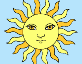 Dibujo Sol pintado por ericaa