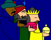 Dibujo Los Reyes Magos 3 pintado por palomai
