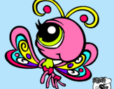 Dibujo Mariposa Littlest Pet Shop 2 pintado por dieguinalf