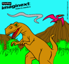 Dibujo Imaginext 14 pintado por meir