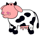 Dibujo Vaca pensativa pintado por MELU