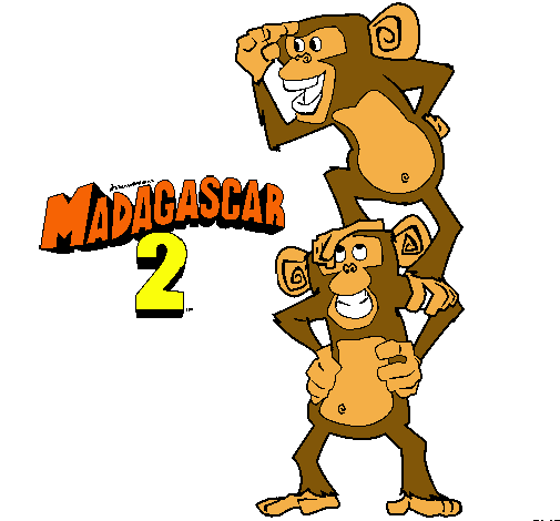 Madagascar 2 Manson y Phil