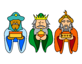 Dibujo Los Reyes Magos 4 pintado por MASSIIIIII