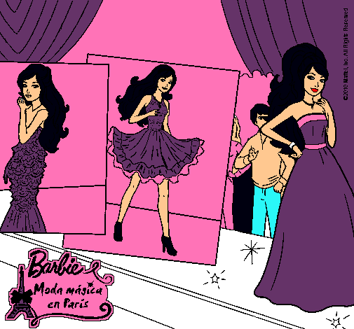 Barbie, desfilando por la pasarela