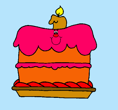 Pastel de cumpleaños