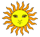 Dibujo Sol pintado por tifaout