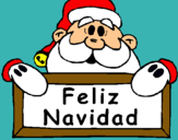 Dibujo Feliz Navidad pintado por michelle10