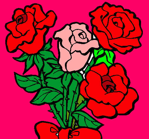 Ramo de rosas