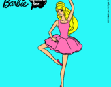 Dibujo Barbie bailarina de ballet pintado por Vilmi