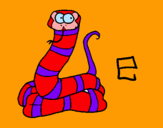 Dibujo Serpiente pintado por Sidney