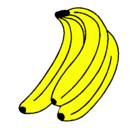 Dibujo Plátanos pintado por xffffff