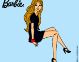 Dibujo Barbie sentada pintado por 13579