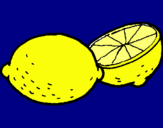 Dibujo limón pintado por limonazo