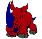 Dibujo Rinoceronte II pintado por crallola