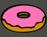 Dibujo Donuts pintado por ollo