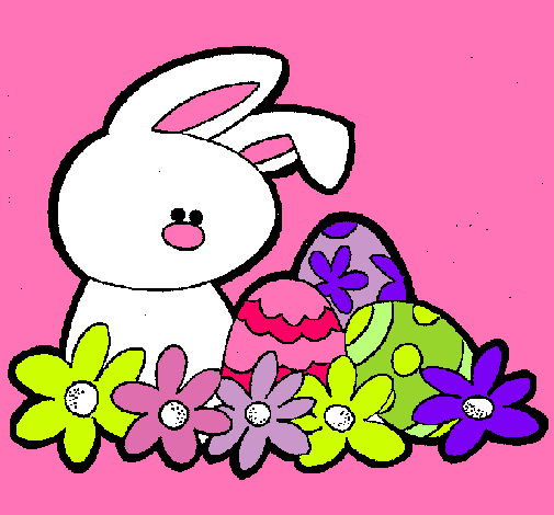 Dibujo Conejito de pascua pintado por tify18