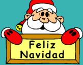 Dibujo Feliz Navidad pintado por albamontana