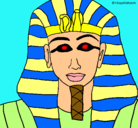 Dibujo Tutankamon pintado por gabrieltirad