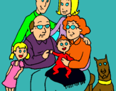 Dibujo Familia pintado por zpobb8888888