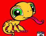 Dibujo Lagarto Littlest Pet Shop pintado por victoria36