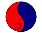 Dibujo Yin y yang pintado por YINGYANG