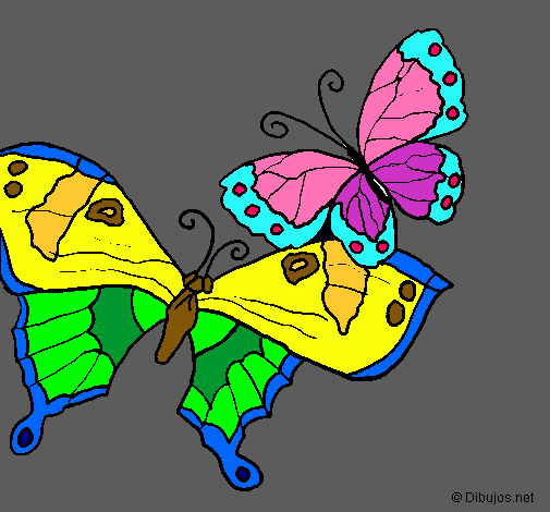 Dibujo Mariposas pintado por moncofar