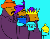 Dibujo Los Reyes Magos 3 pintado por UAIMA