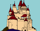 Dibujo Castillo medieval pintado por medieval