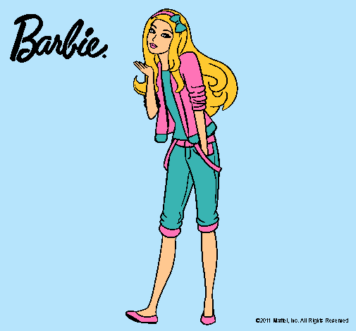 Barbie con look casual