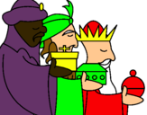 Dibujo Los Reyes Magos 3 pintado por chemanuel