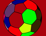 Dibujo Pelota de fútbol II pintado por pelot