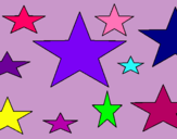 Dibujo Estrellas 4 pintado por nic0l