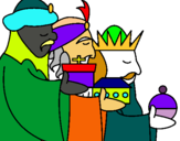 Dibujo Los Reyes Magos 3 pintado por asdfddoe