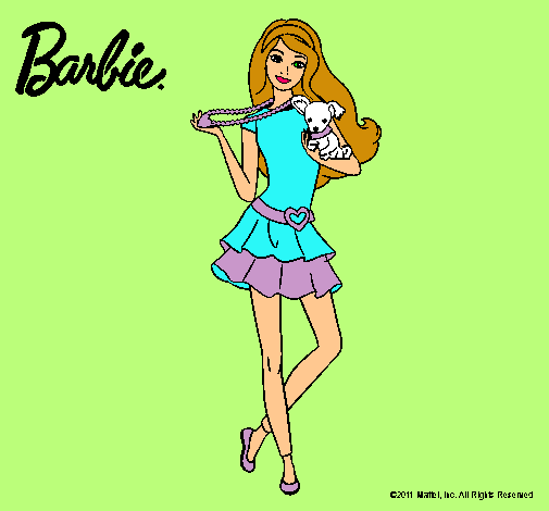 Barbie y su mascota