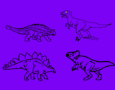 Dibujo Dinosaurios de tierra pintado por yayan