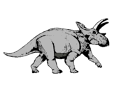 Dibujo Triceratops pintado por uukp