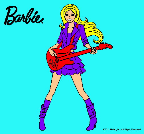 Barbie guitarrista