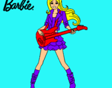 Dibujo Barbie guitarrista pintado por ssothie