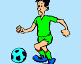 Dibujo Jugador de fútbol pintado por junde24