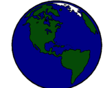Dibujo Planeta Tierra pintado por will