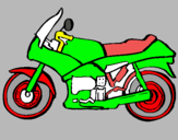 Dibujo Motocicleta pintado por KAWASAKI