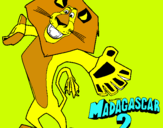 Dibujo Madagascar 2 Alex 2 pintado por alyn1404