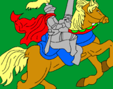 Dibujo Caballero a caballo pintado por 231198