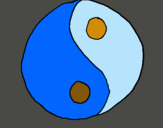 Dibujo Yin yang pintado por iker21