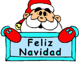 Dibujo Feliz Navidad pintado por valen88