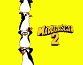 Dibujo Madagascar 2 Pingüinos pintado por reytequis