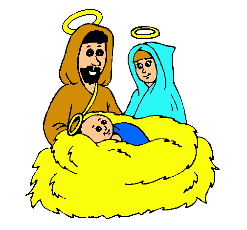 Dibujo Natividad pintado por ALE2004