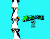 Dibujo Madagascar 2 Pingüinos pintado por basted